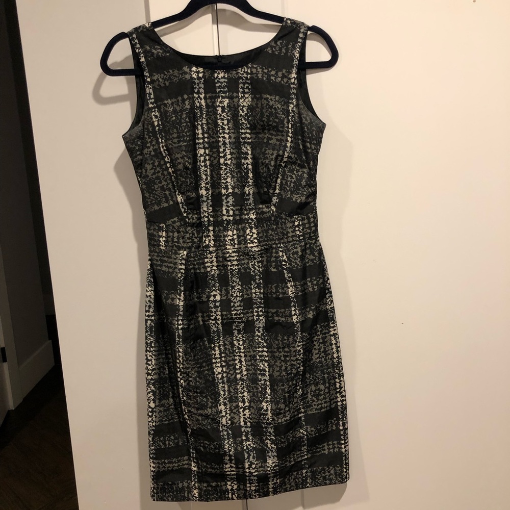 Burberry check print dress.